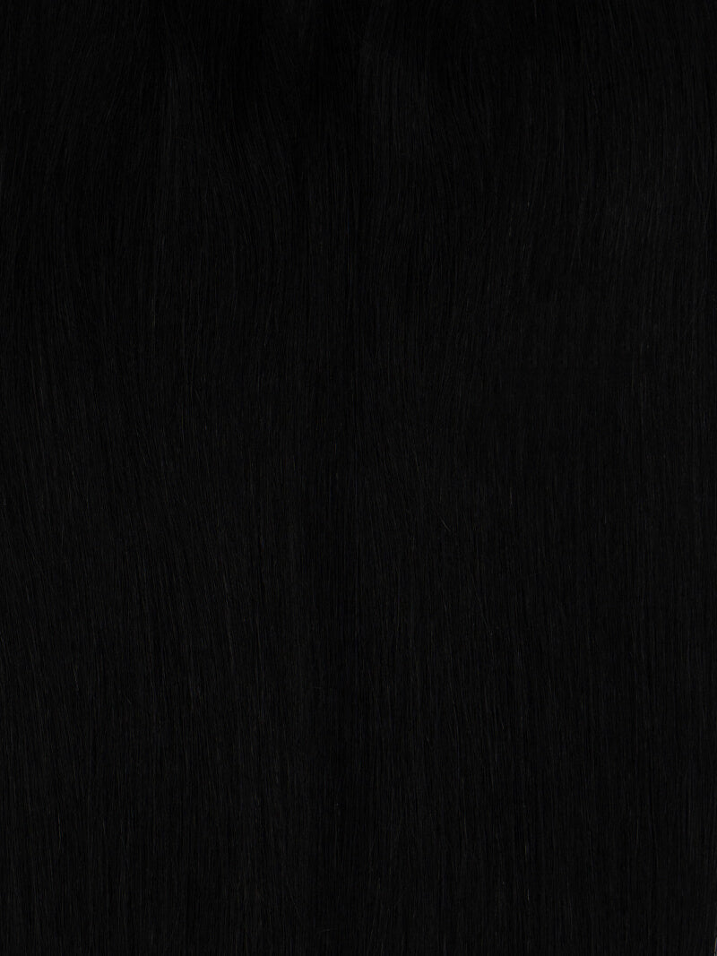Lockige Haartressen - 1.0 Jet Black